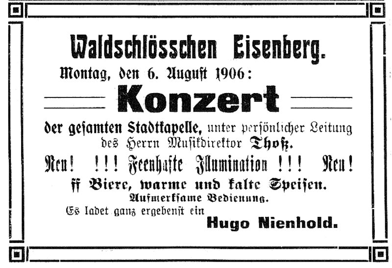 1906-08-06 Kl VWaldschloesschen